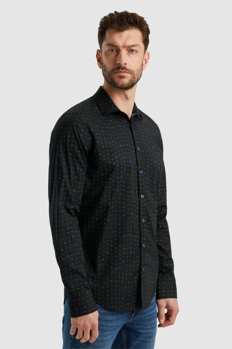 PME legend long sleeve shirt print on poplin